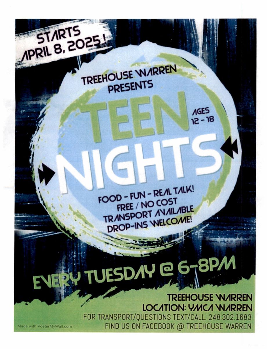 Treehouse Program Flyer